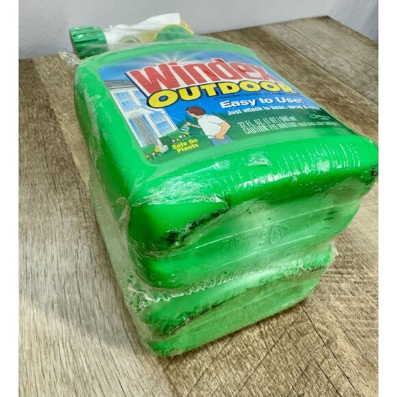 Windex Outdoor Concentrated Glass Cleaner 32oz + Refill Safe on Plants 1997 2Pk - Picture 6 of 7